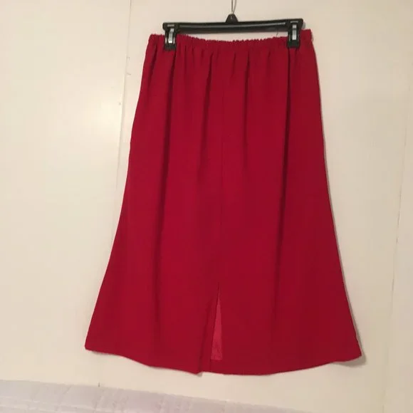 Women's 3-Piece Skirt Set Includes Skirt, Shell, and Long Sl. Jacket Size 16 - Picture 2 of 9